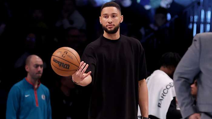 Brooklyn Nets injured guard Ben Simmons